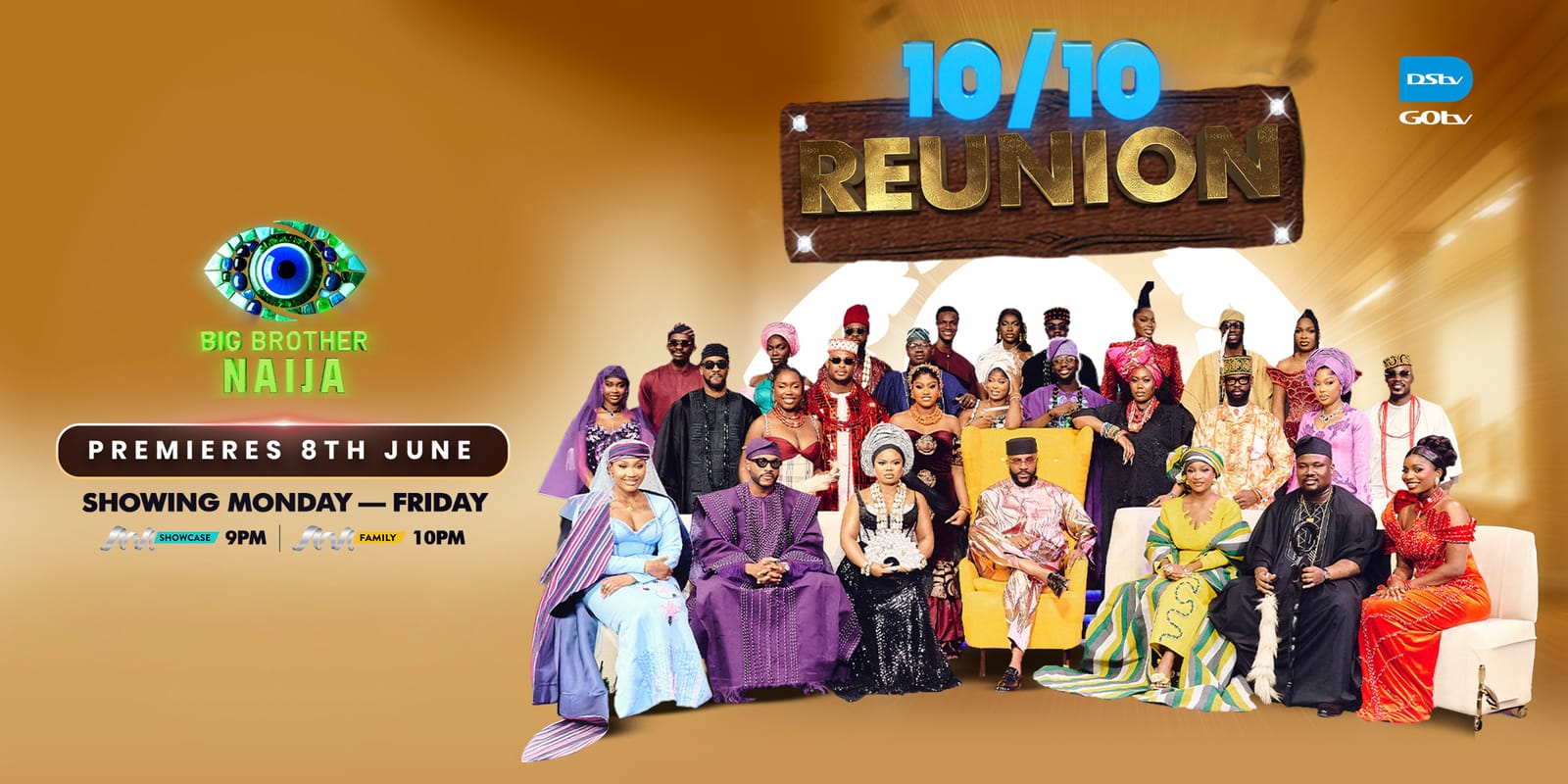 BBNaija Season 10 Reunion Set to Premiere June 8, Ebuka Returns as Host